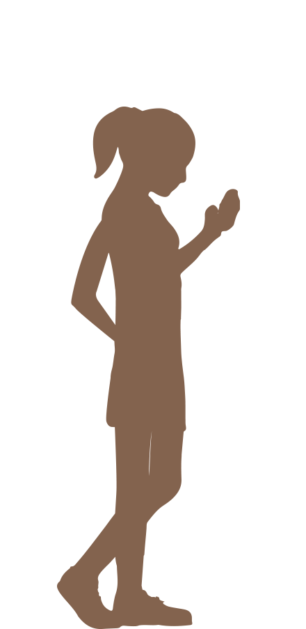 Girl in a jacket